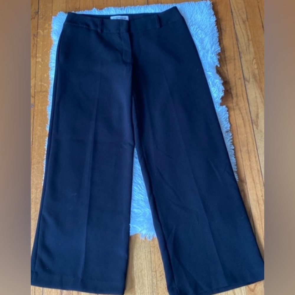 Women’s Bernard Couture wide legs formal black pants, size 14